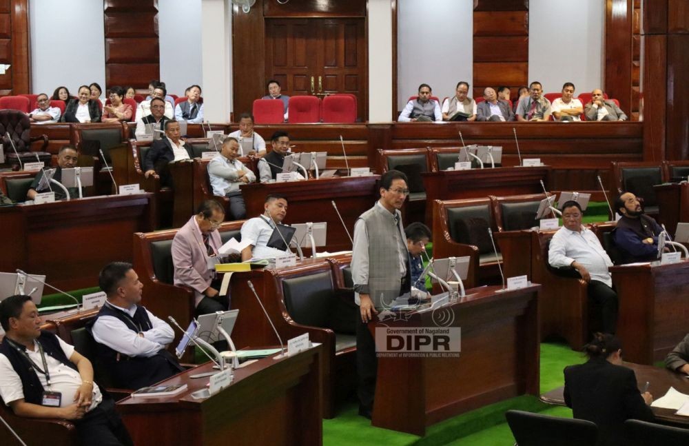 Fifth Session of the 14th Nagaland Legislative Assembly in progress on August 27. (DIPR Photo)